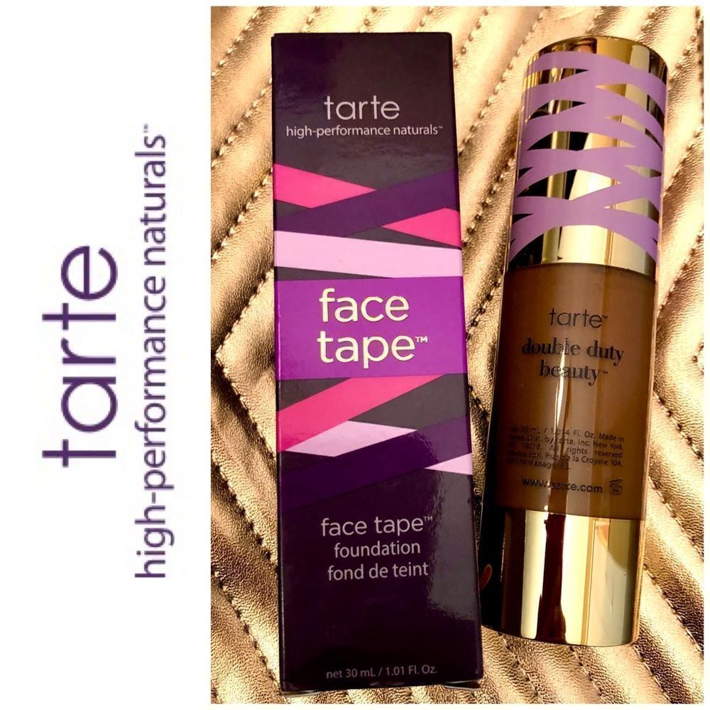 TARTE - 🎉HP🎉NWT -High-Performance Naturals FACE TAPE Matte Foundation/Rich Sand